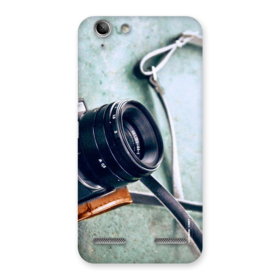 Leather Camera Lens Back Case for Vibe K5 Plus
