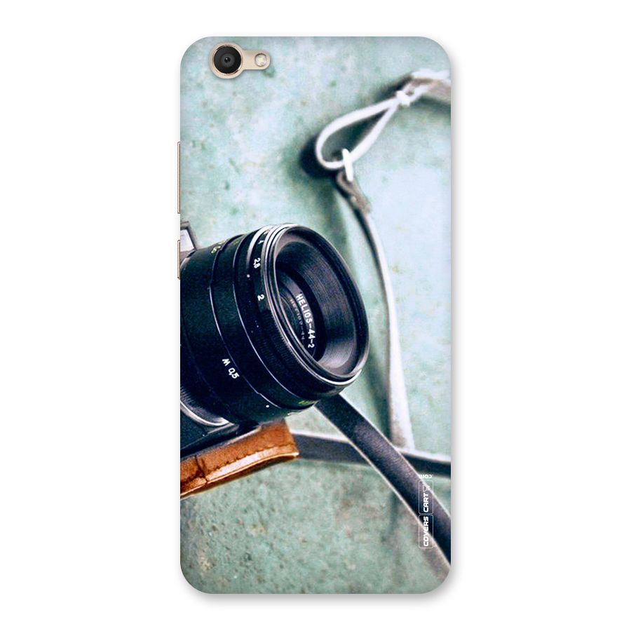 Leather Camera Lens Back Case for Vivo V5