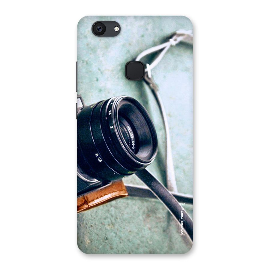 Leather Camera Lens Back Case for Vivo V7 Plus