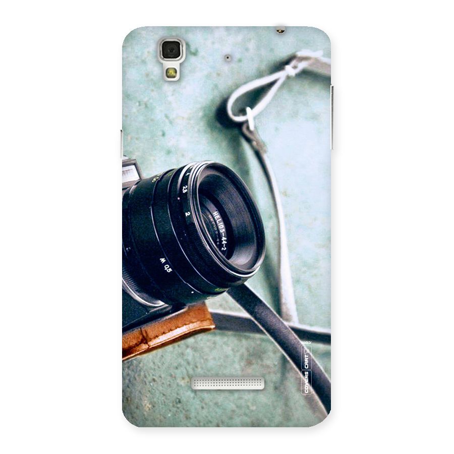 Leather Camera Lens Back Case for Yu Yureka