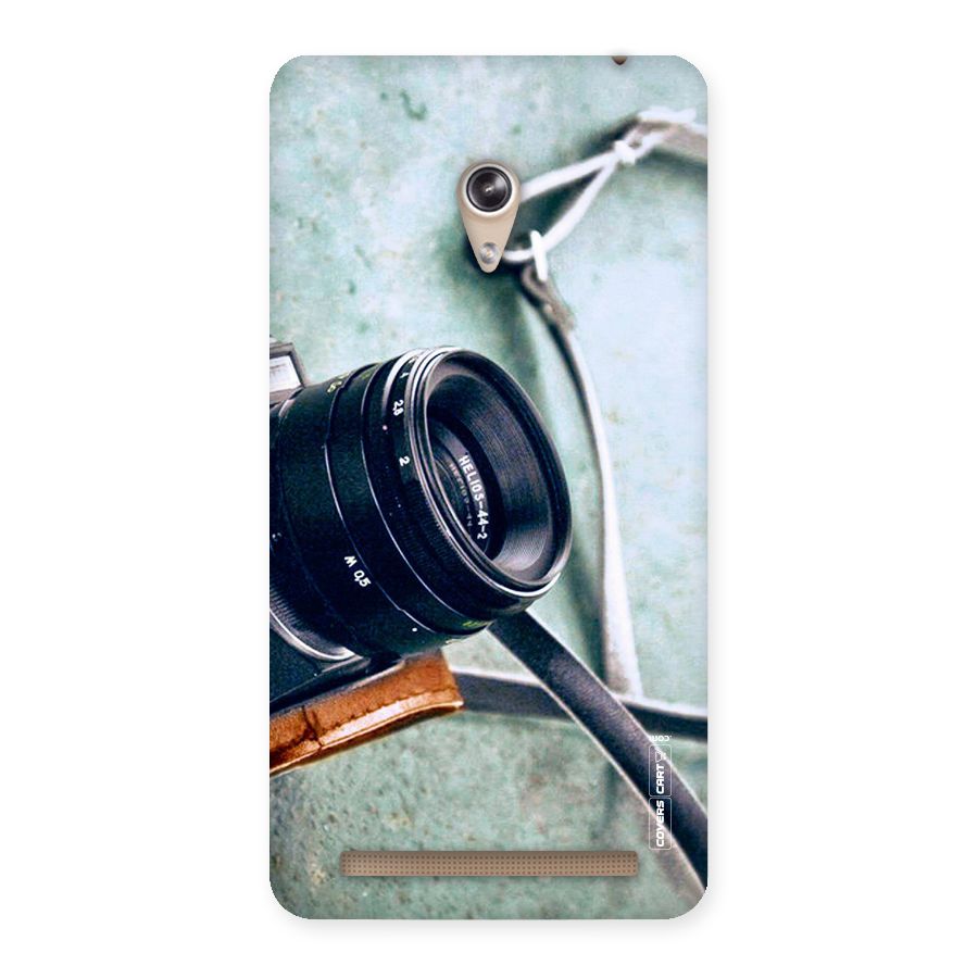 Leather Camera Lens Back Case for Zenfone 6