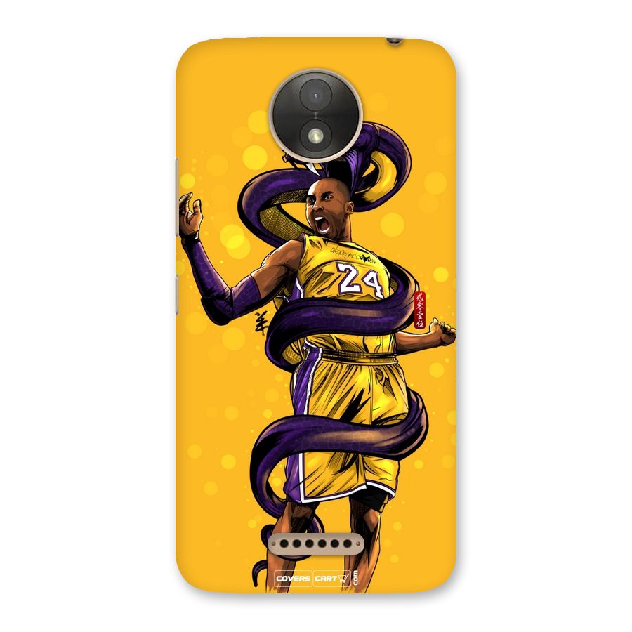 Legend Black Mamba Back Case for Moto C Plus