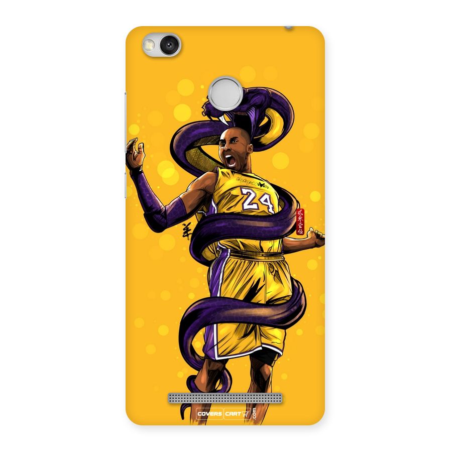 Legend Black Mamba Back Case for Redmi 3S Prime
