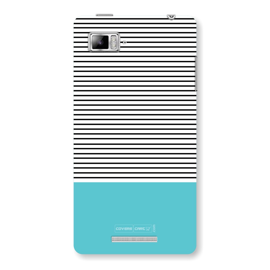 Deep Sky Blue Stripes Back Case for Lenovo Vibe Z K910
