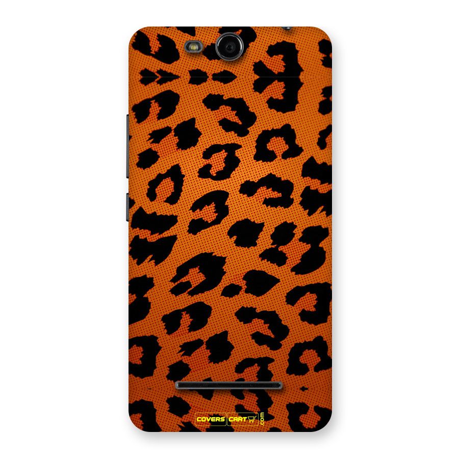 Leopard Back Case for Canvas Juice 3