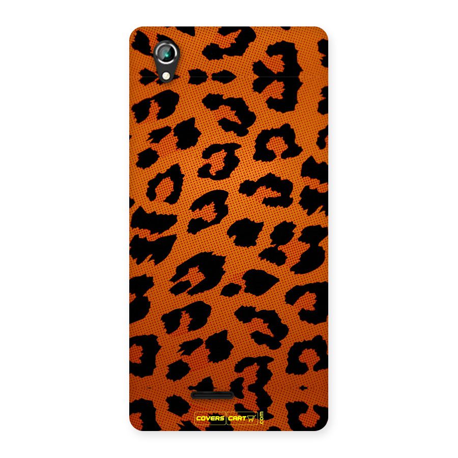Leopard Back Case for Lava Iris 800