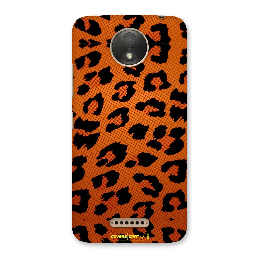 Leopard Back Case for Moto C Plus