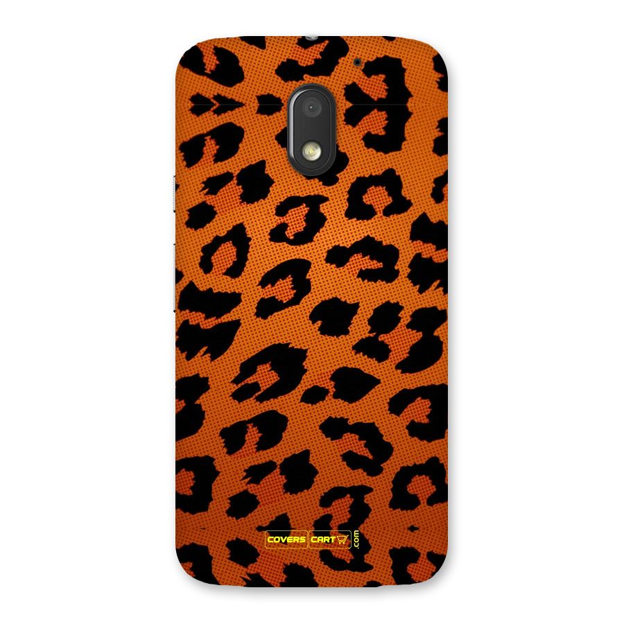 Leopard Back Case for Moto E3 Power