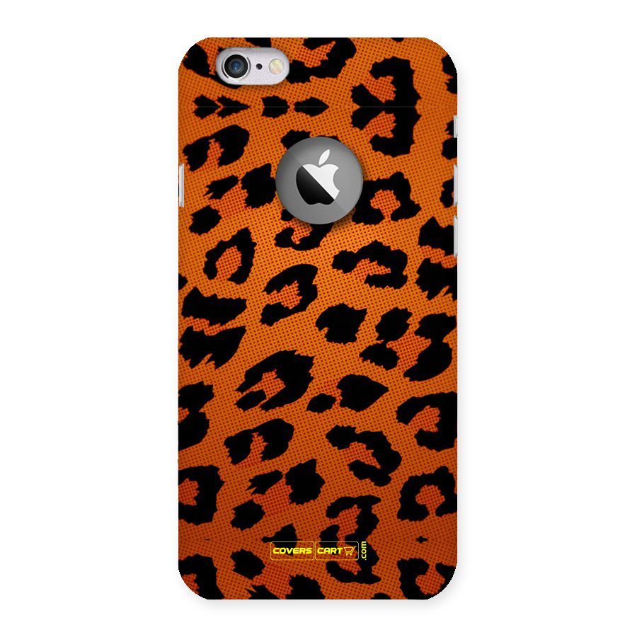 Leopard Back Case for iPhone 6 Logo Cut