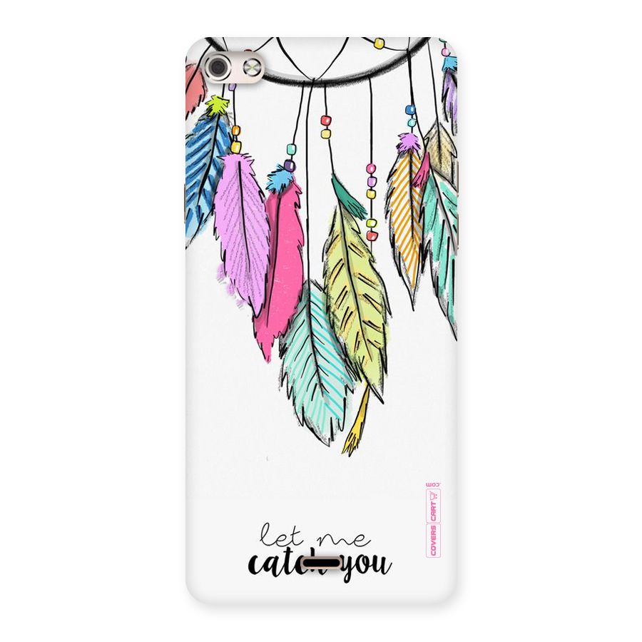 Let Me Catch You Back Case for Micromax Canvas Silver 5