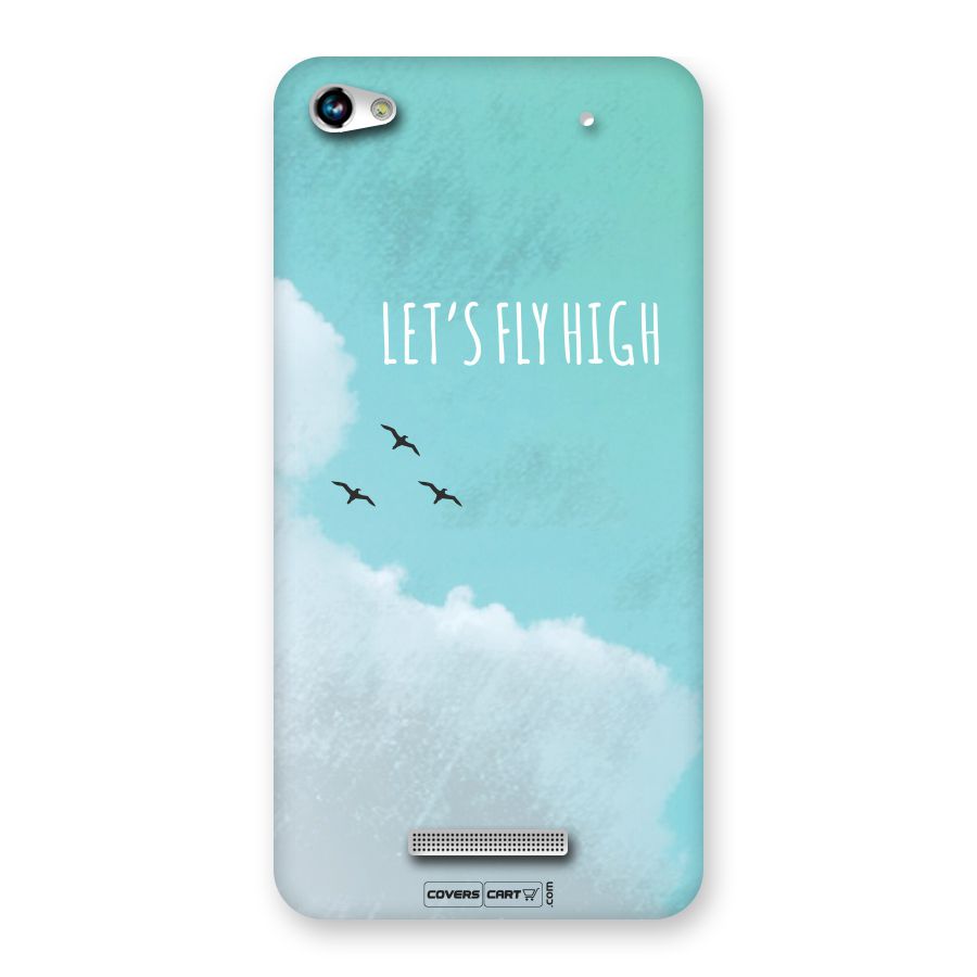 Lets Fly High Back Case for Canvas Hue 2 A316