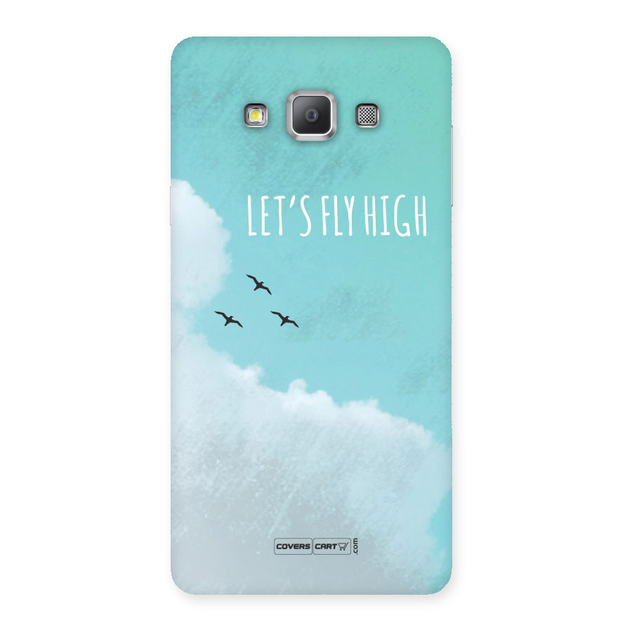 Lets Fly High Back Case for Galaxy A7