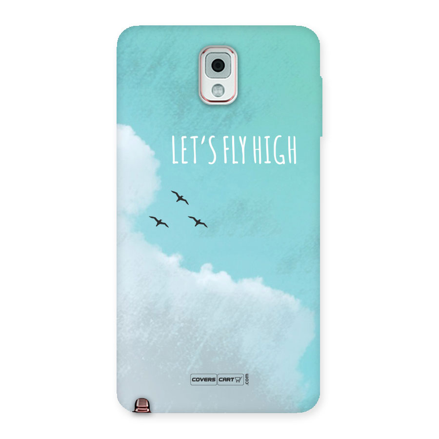 Lets Fly High Back Case for Galaxy Note 3