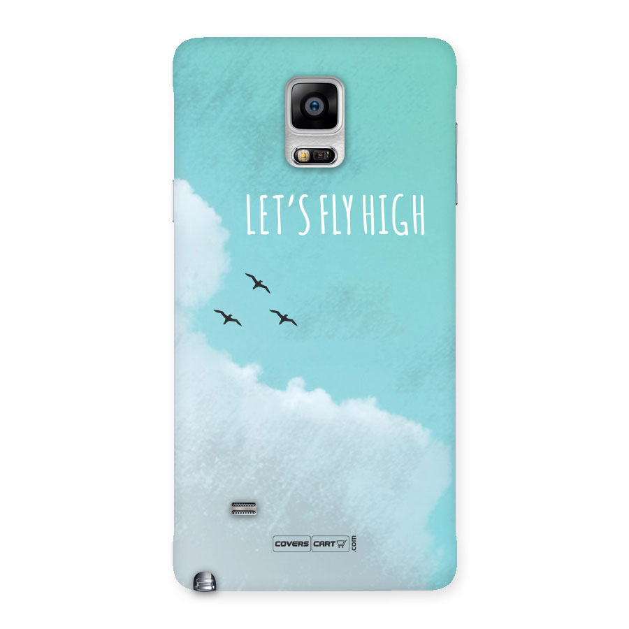 Lets Fly High Back Case for Galaxy Note 4