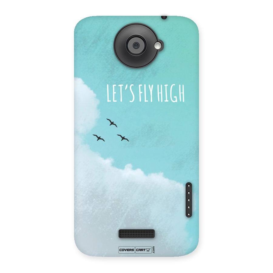 Lets Fly High Back Case for HTC One X