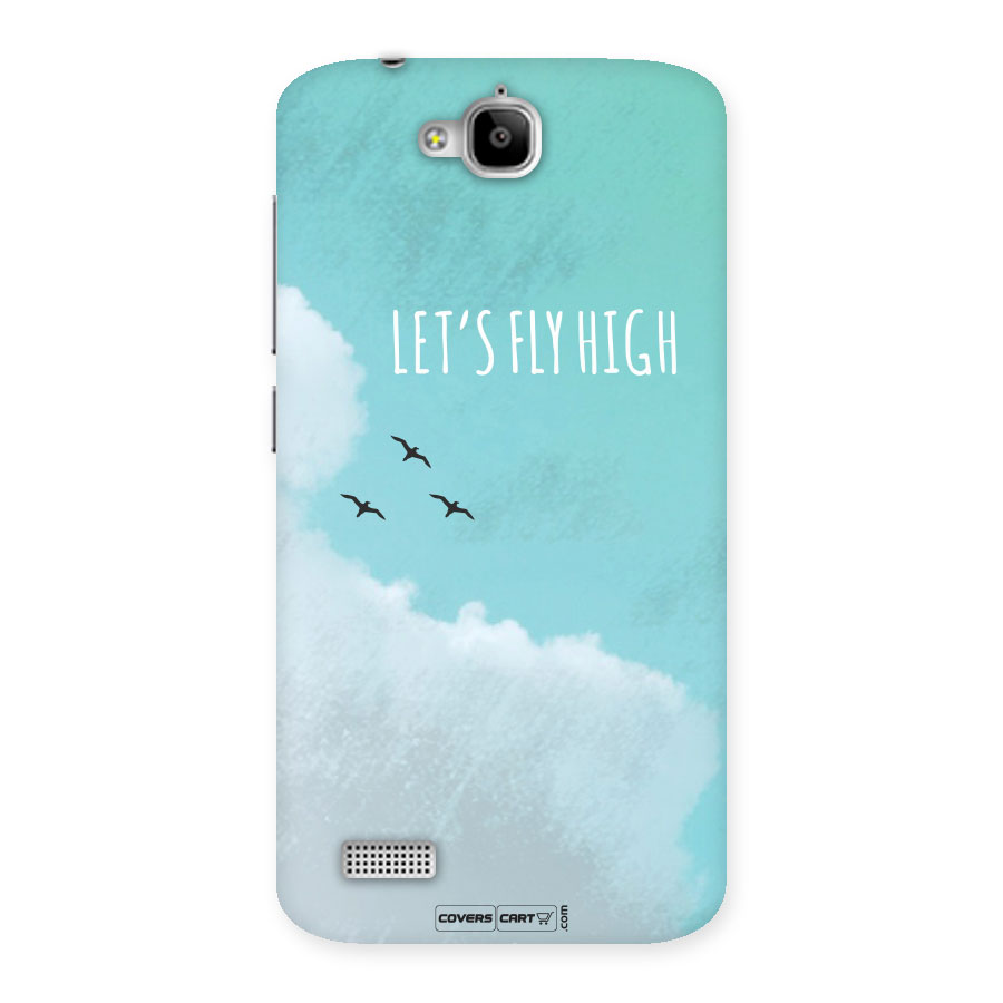 Lets Fly High Back Case for Honor Holly