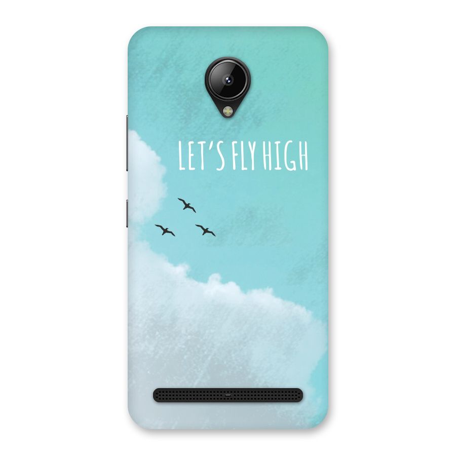 Lets Fly High Back Case for Lenovo C2
