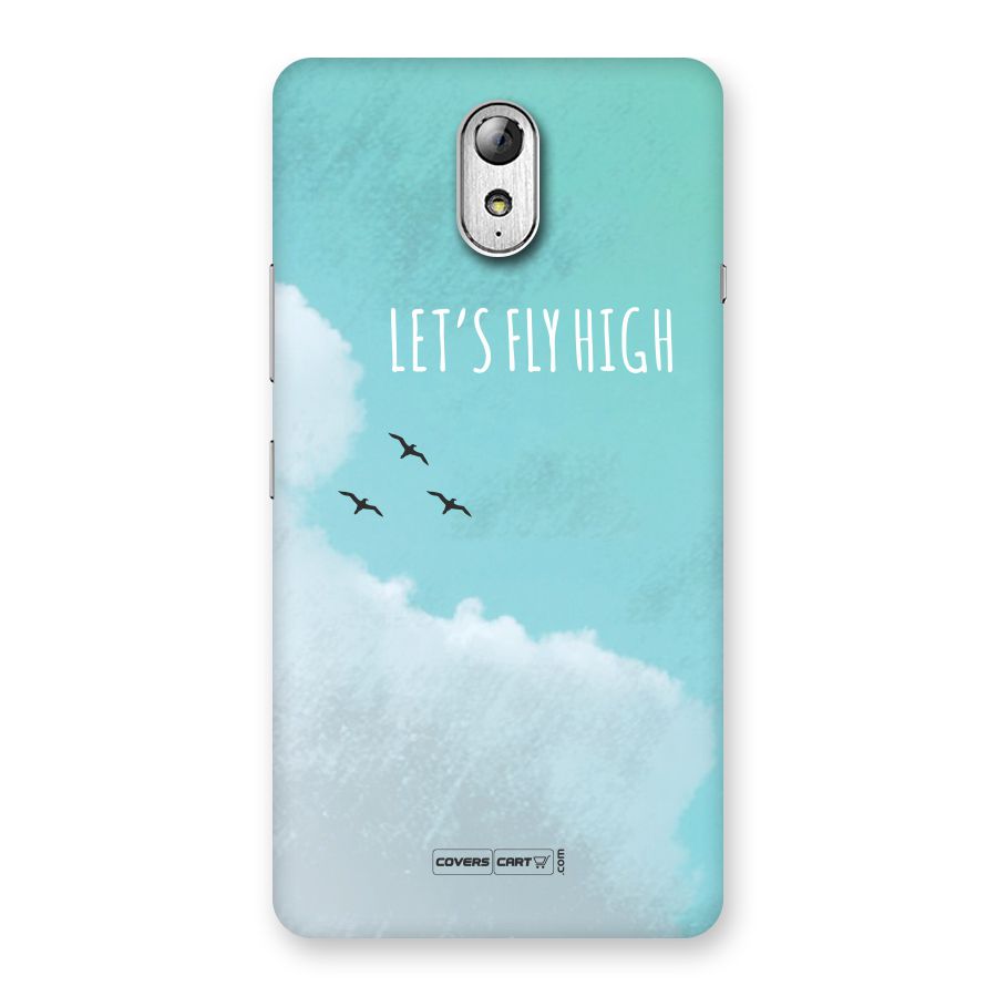 Lets Fly High Back Case for Lenovo Vibe P1M