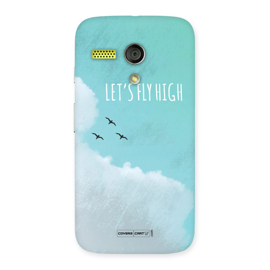Lets Fly High Back Case for Moto G