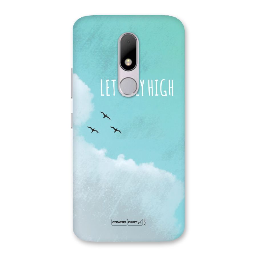 Lets Fly High Back Case for Moto M