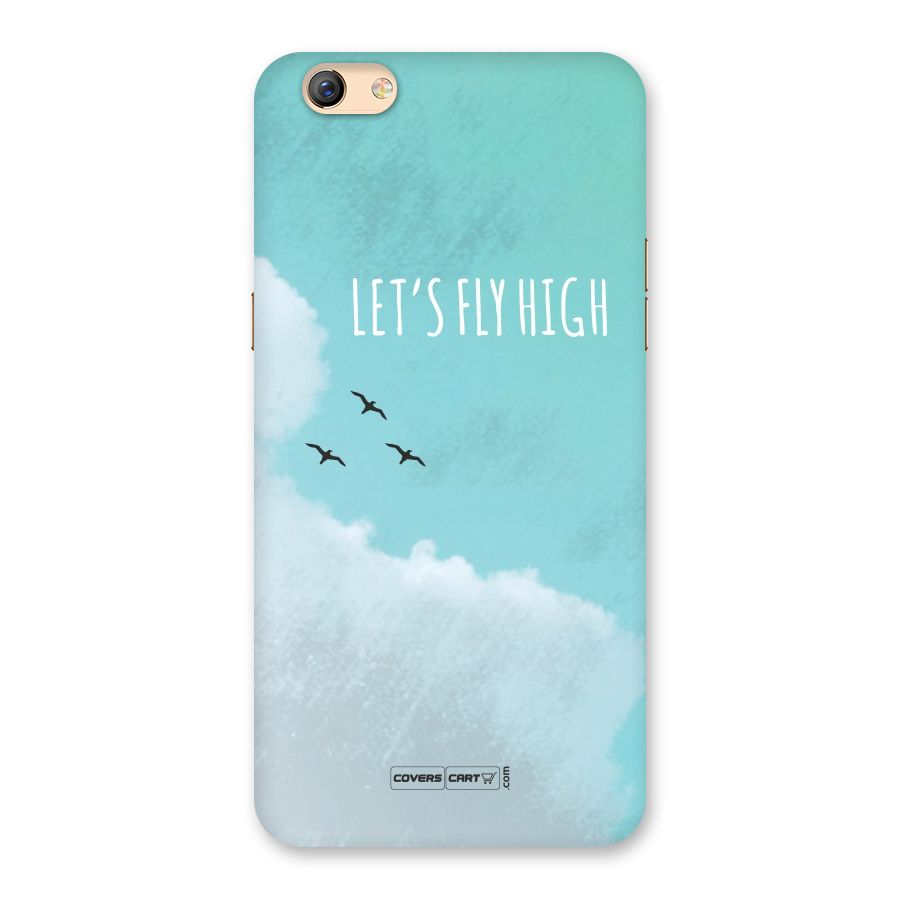 Lets Fly High Back Case for Oppo F3 Plus