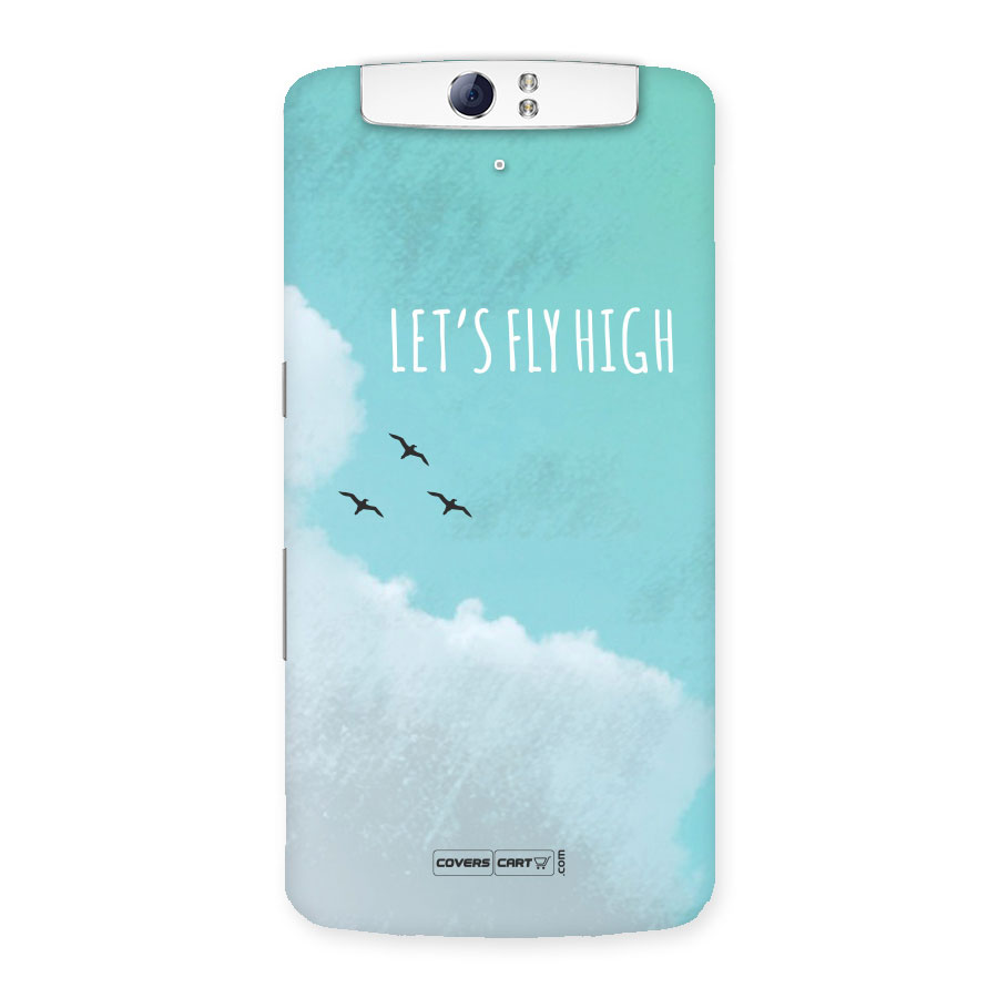 Lets Fly High Back Case for Oppo N1