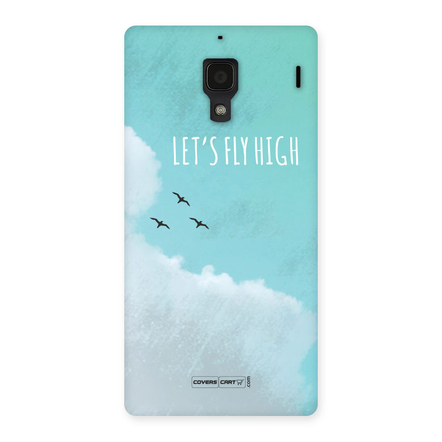 Lets Fly High Back Case for Redmi 1S