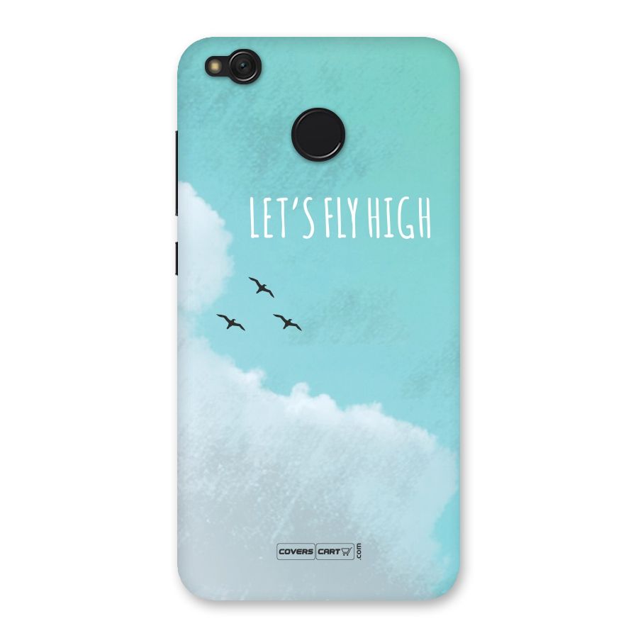 Lets Fly High Back Case for Redmi 4