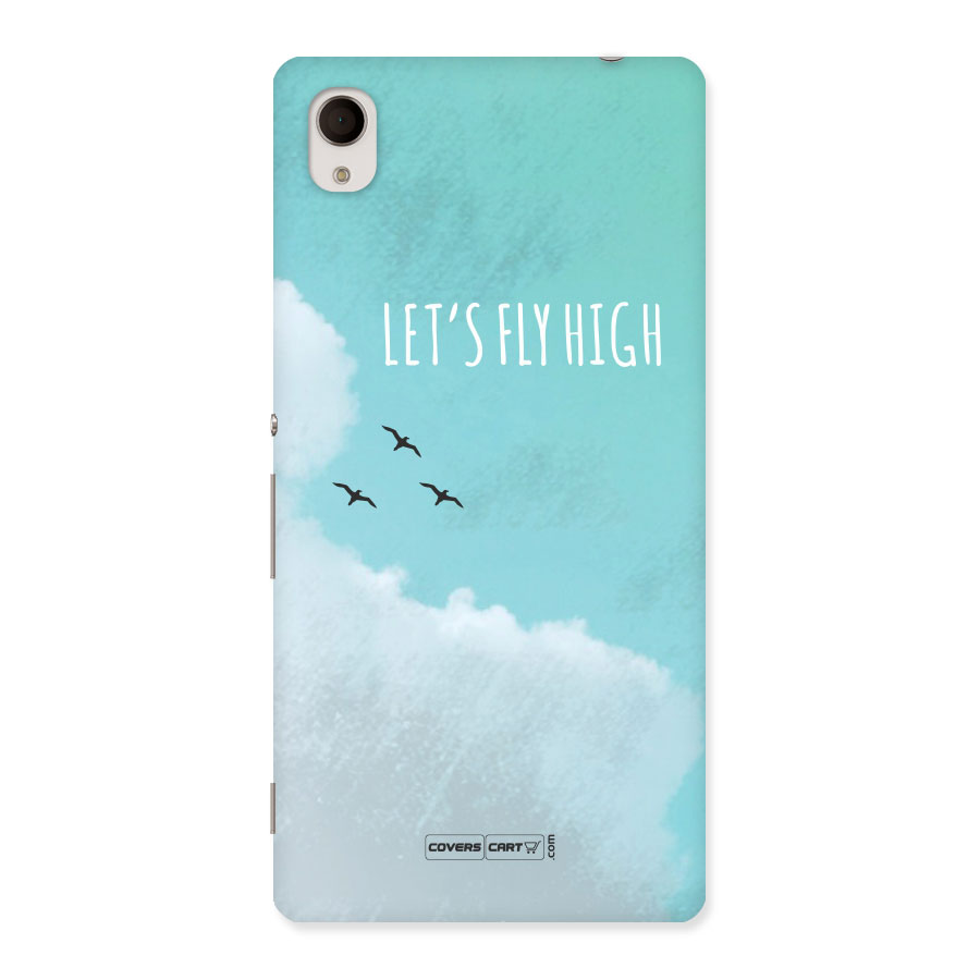 Lets Fly High Back Case for Sony Xperia M4