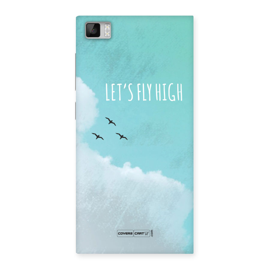 Lets Fly High Back Case for Xiaomi Mi3