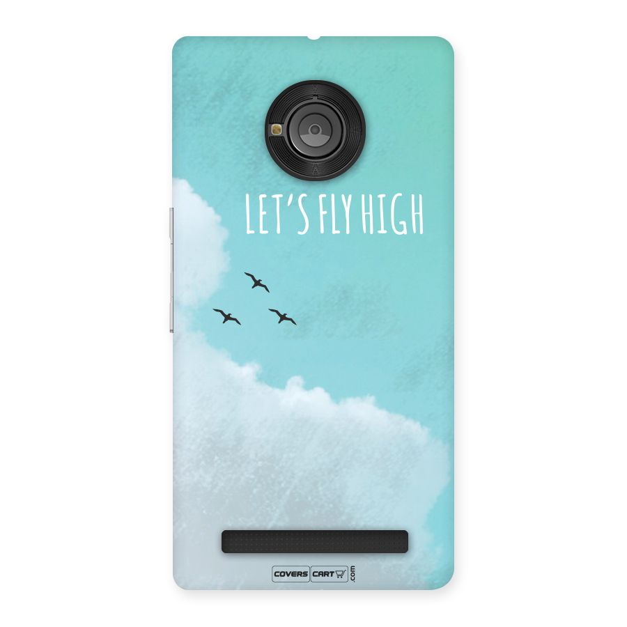 Lets Fly High Back Case for YU Yunique