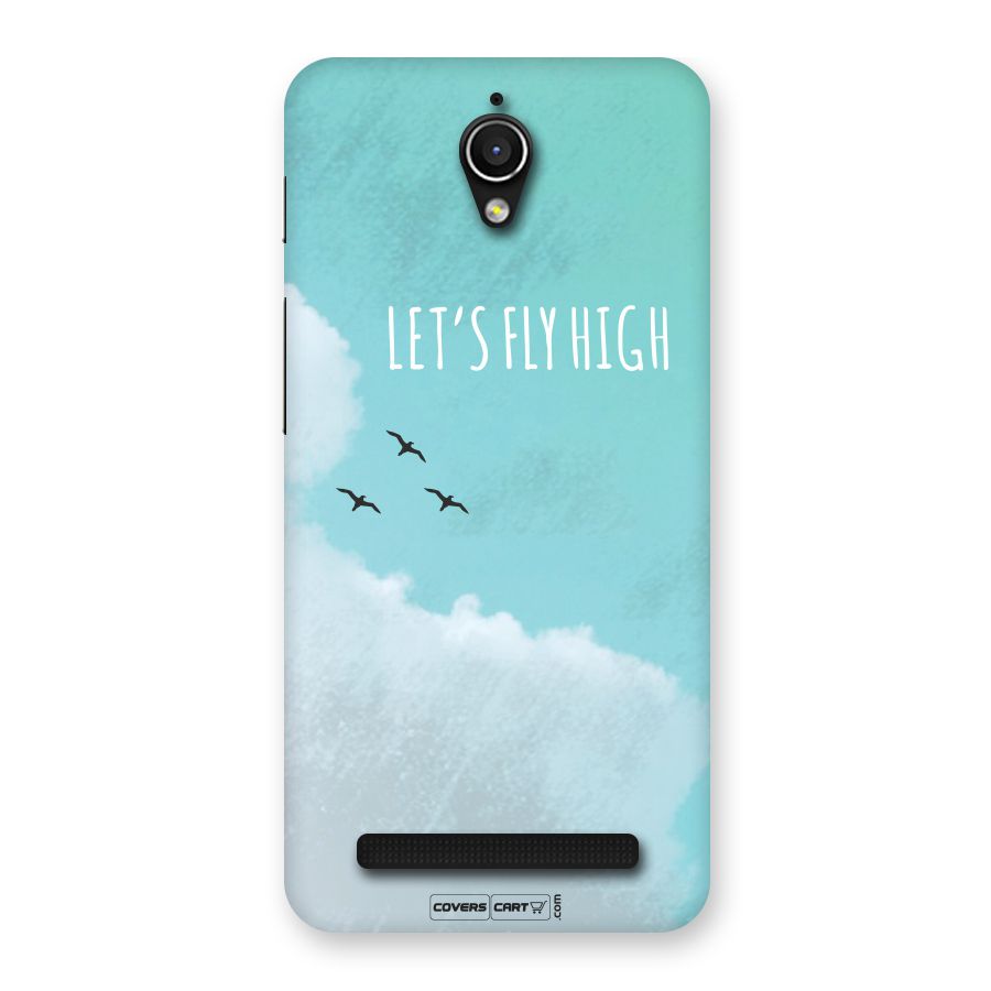 Lets Fly High Back Case for Zenfone Go