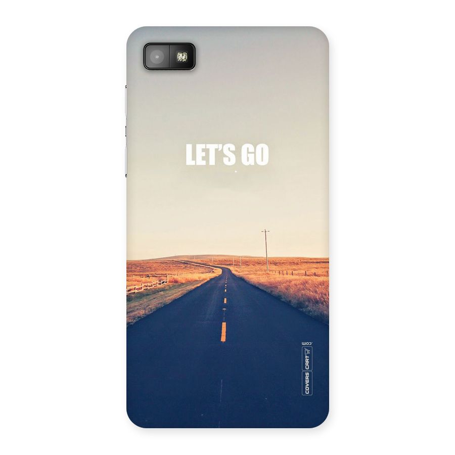 Lets Wander Back Case for Blackberry Z10
