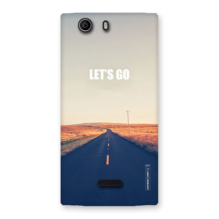 Lets Wander Back Case for Canvas Nitro 2 E311