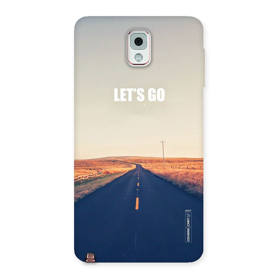 Lets Wander Back Case for Galaxy Note 3
