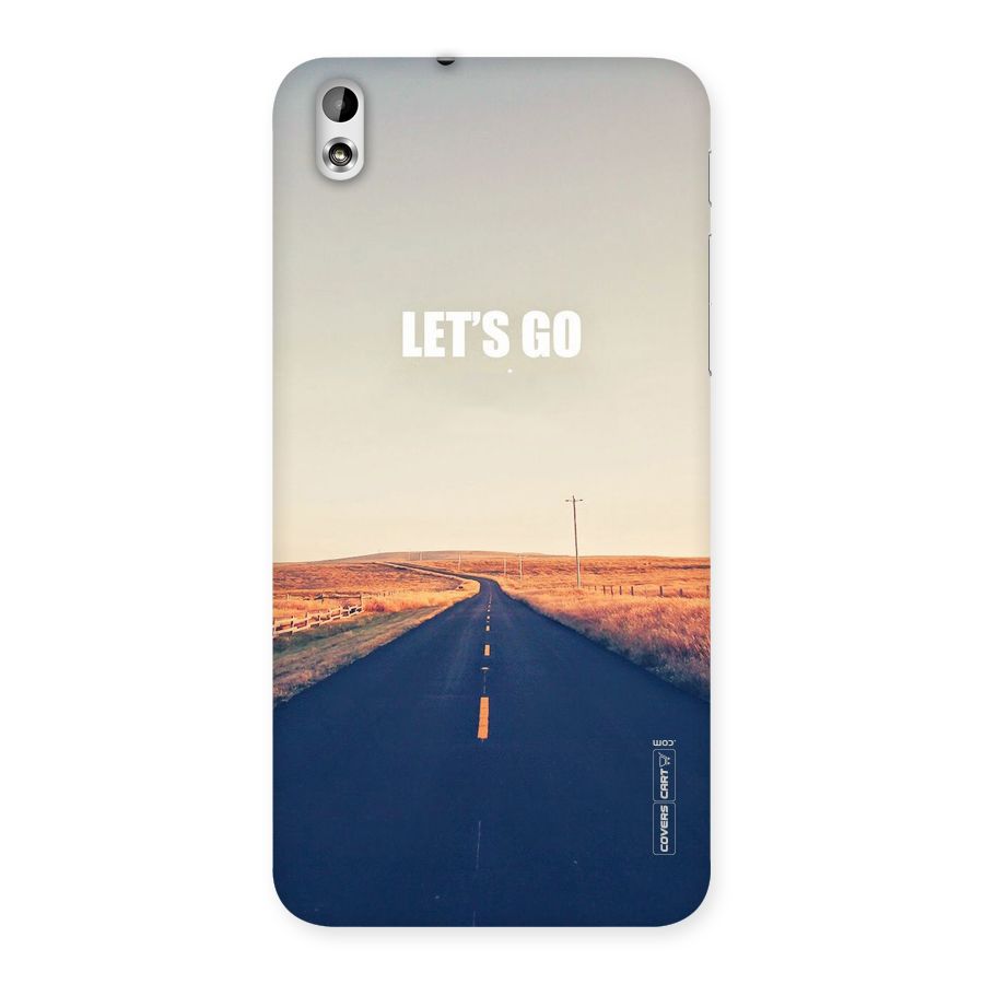 Lets Wander Back Case for HTC Desire 816g
