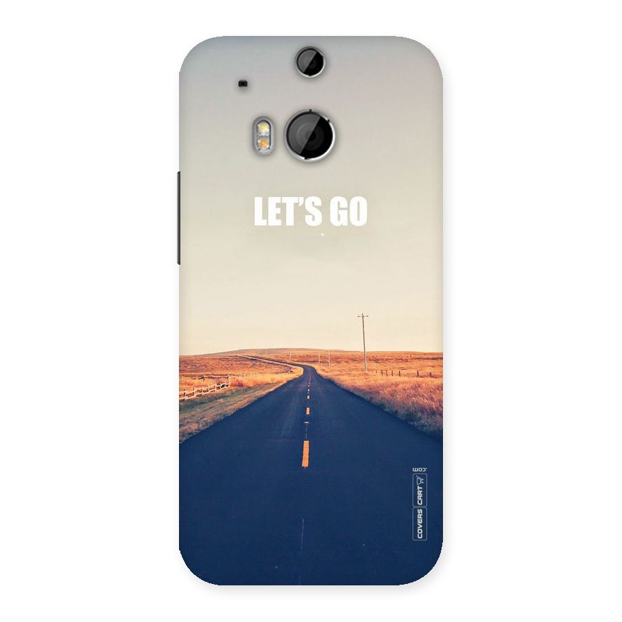 Lets Wander Back Case for HTC One M8