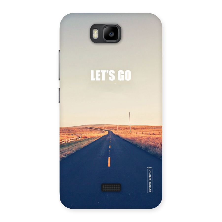 Lets Wander Back Case for Honor Bee