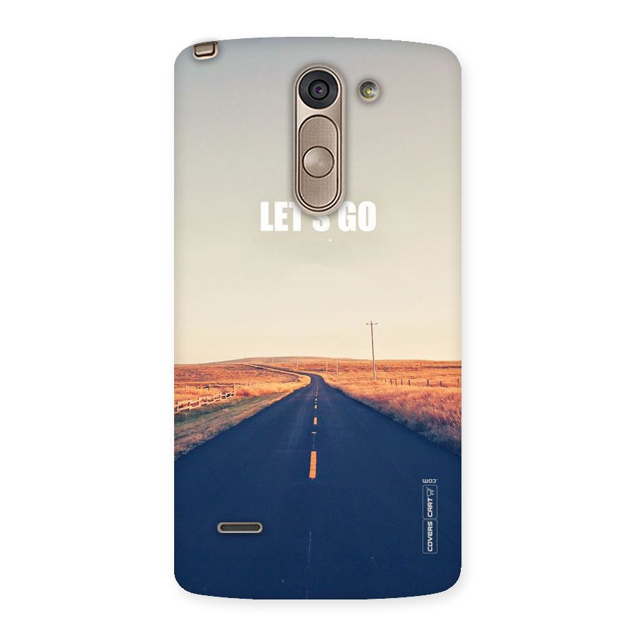 Lets Wander Back Case for LG G3 Stylus