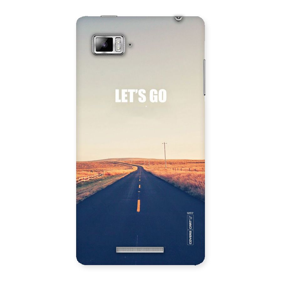Lets Wander Back Case for Lenovo Vibe Z K910