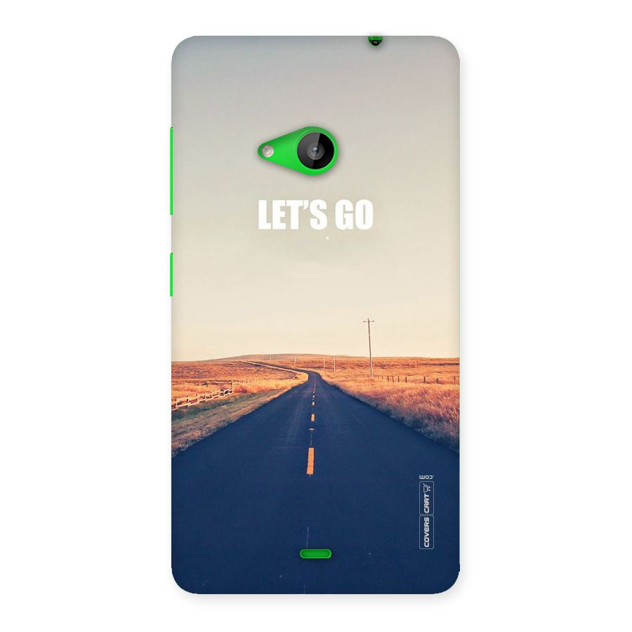Lets Wander Back Case for Lumia 535