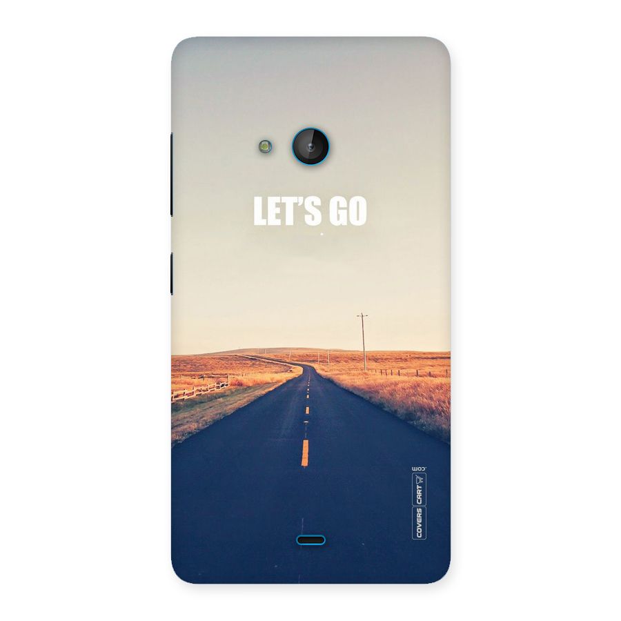 Lets Wander Back Case for Lumia 540