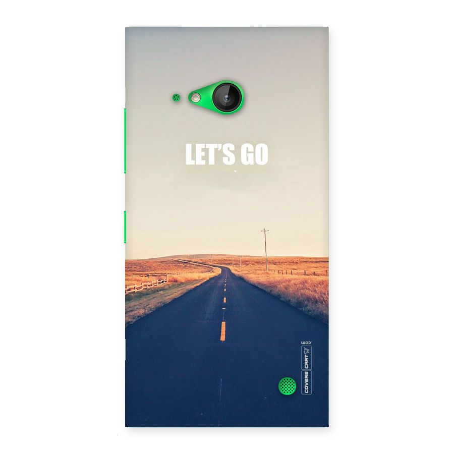 Lets Wander Back Case for Lumia 730