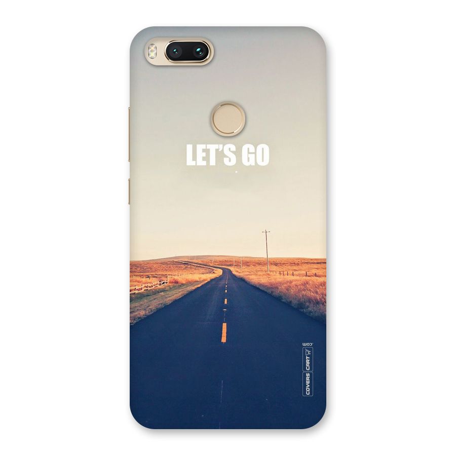 Lets Wander Back Case for Mi A1