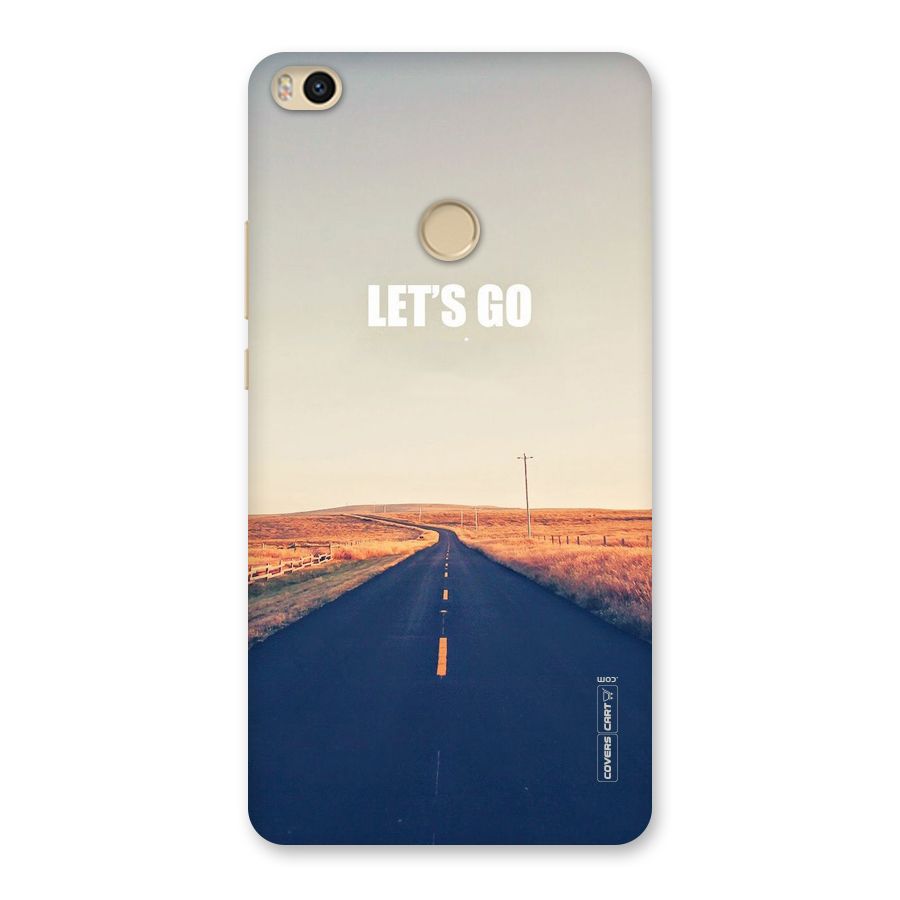 Lets Wander Back Case for Mi Max 2