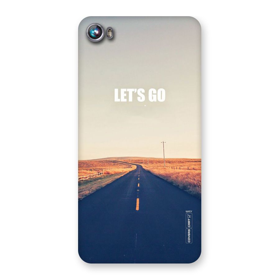 Lets Wander Back Case for Micromax Canvas Fire 4 A107