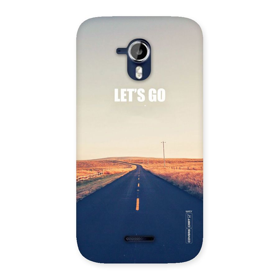 Lets Wander Back Case for Micromax Canvas Magnus A117