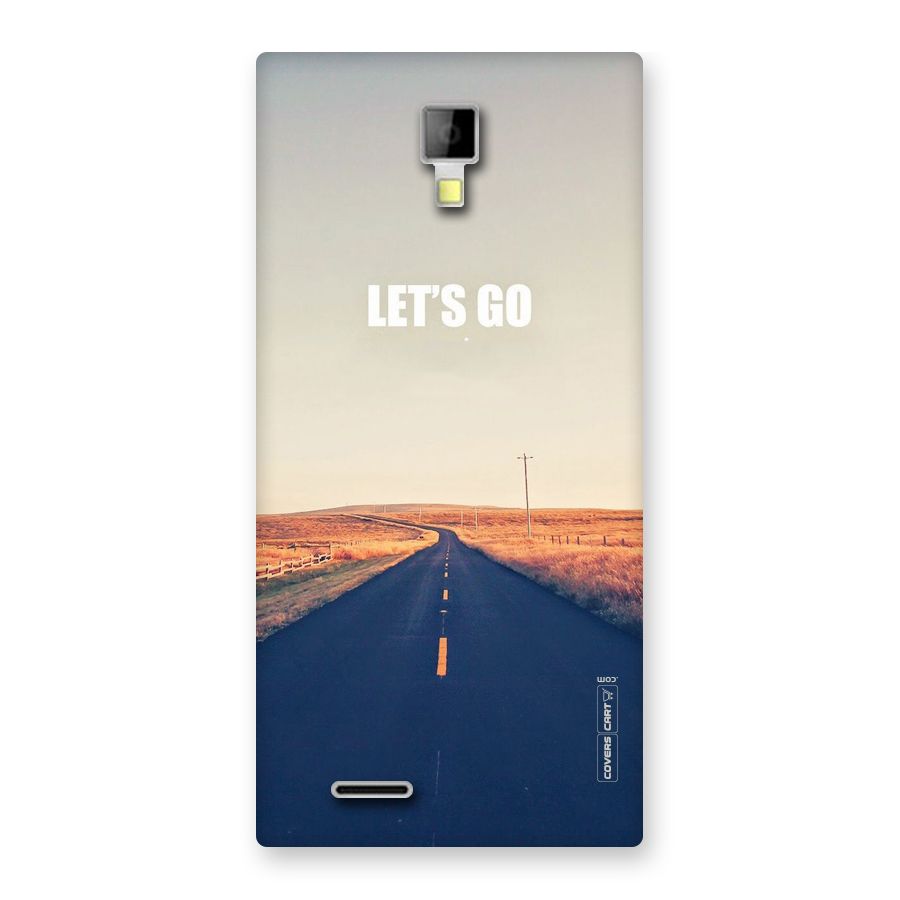 Lets Wander Back Case for Micromax Canvas Xpress A99