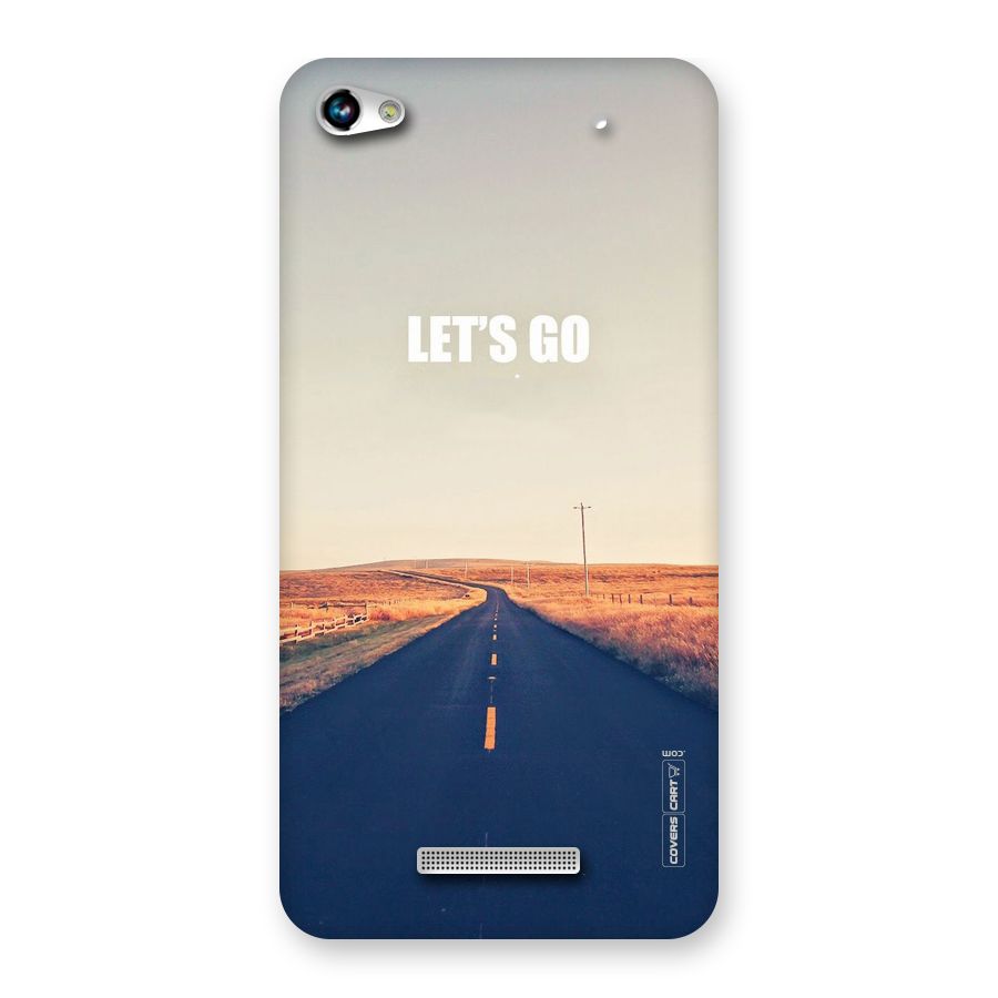 Lets Wander Back Case for Micromax Hue 2
