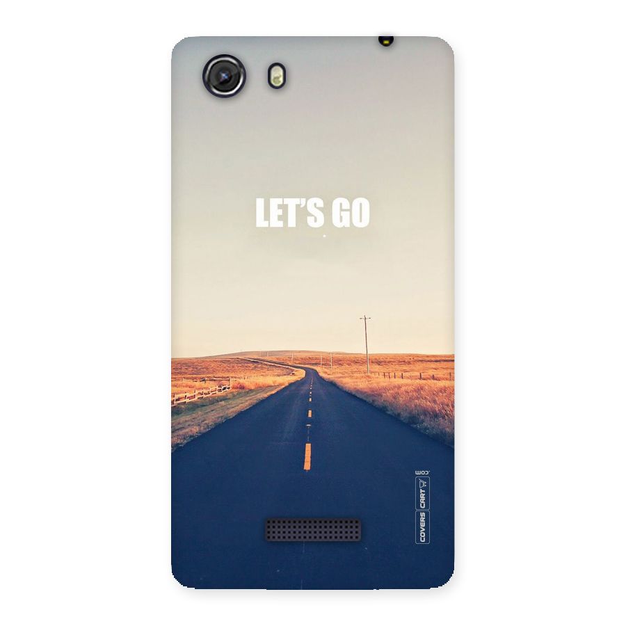 Lets Wander Back Case for Micromax Unite 3